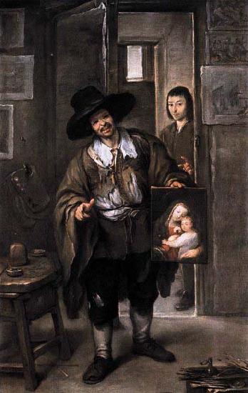 Jose Antolinez The Picture Merchant oil painting image